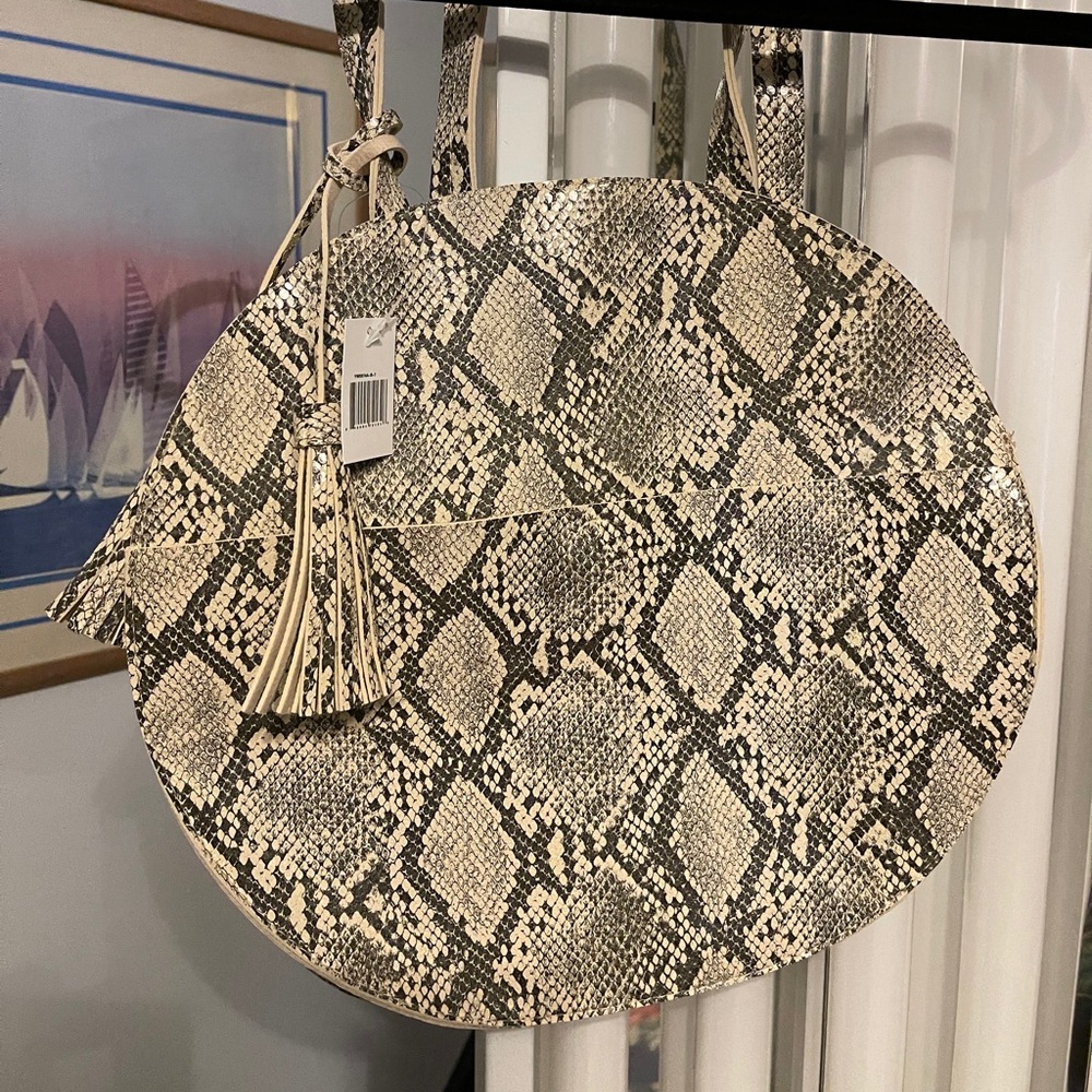 NWT Snake Print Tote